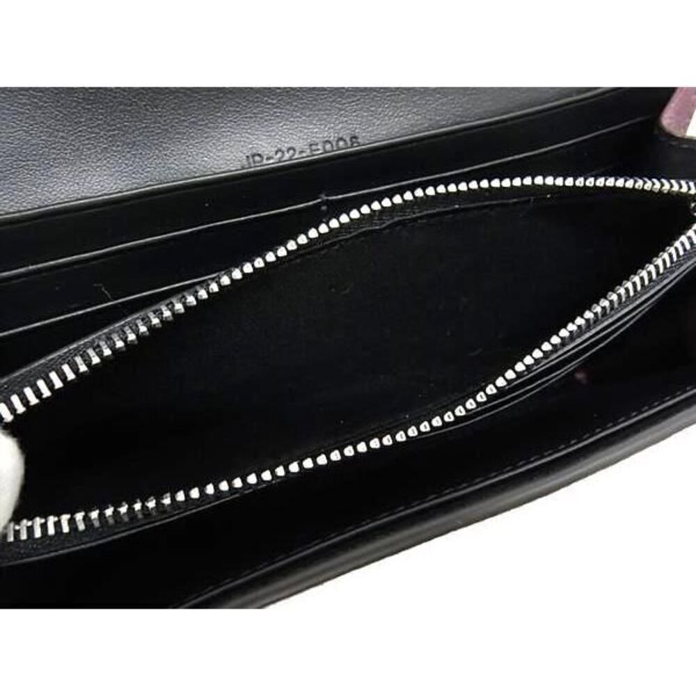 Salvatore Ferragamo JP Vara Rion Leather Bi fold Long Wallet Pink - Picture 5 of 6